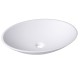 Lavoar Oval ELLIPSE - alb mat de la Rustic Butique - 