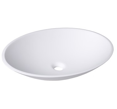 Lavoar Oval ELLIPSE - alb mat de la Rustic Butique - 