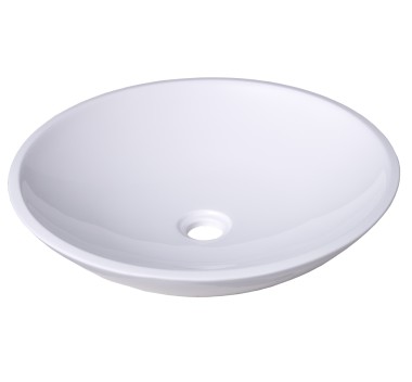 Lavoar Rotund CIRCLE - alb lucios de la Rustic Butique - 