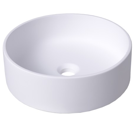 Lavoar Rotund DEVON - alb lucios de la Rustic Butique - 