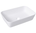 Lavoar Patrat EGEO - alb mat de la Rustic Butique - 