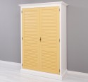 Dulap cu 2 usi, Colectia Shutter de la Rustic Butique - PS618 - Culoare Corp_P039 - Culoare Usi_P050 - DUBLU COLOR