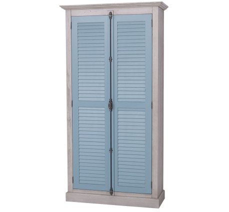 Dulap cu 2 usi, sistem inchidere tija, Colectia Shutter de la Rustic Butique - PS616 - Culoare Corp_P037 - Culoare Usi_P008 - DUBLU COLOR