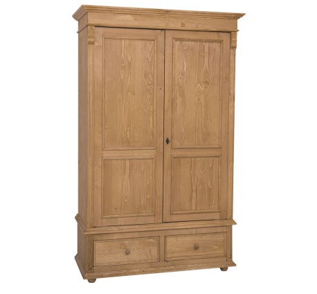 Dulap cu 2 usi si 2 sertare de la Rustic Butique - PS105 - Culoare_P002 - CERUIT