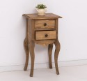 Consola mica, picioare curbate, 2 sertare de la Rustic Butique - PS189 - Culoare_P001 - CERUIT