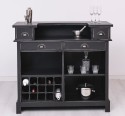 Bar cu suport pentru sticle de vin de la Rustic Butique PS671 - Culoare_P004++P003A - 2 STRATURI DE CULORI ANTICHIZAT