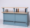 Bar, blat stejar de la Rustic Butique PS681 - Culoare Top_P061 - Culoare Corp_P008 - DUBLU COLOR