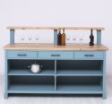 Bar, blat stejar de la Rustic Butique PS681 - Culoare Top_P061 - Culoare Corp_P008 - DUBLU COLOR