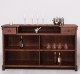 Tejghea de bar cu dungi verticale 180 cm de la Rustic Butique PS696 - Culoare_P081 - LACUIT & VOPSIT