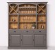 Mobilier de bar cu suport pentru pahare si sticle,180 cm de la Rustic Butique PS698 - Culoare Ext._P022 / Culoare Int._P002 - DUBLU COLOR