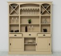 Mobilier de bar cu suport pentru pahare si sticle,180 cm de la Rustic Butique PS698 - Culoare_P032 - VOPSIT