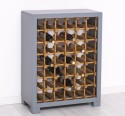 Suport pentru 42 sticle de vin de la Rustic Butique PS735 - Culoare Ext._P042 / Culoare Int._P002 - DUBLU COLOR