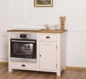 Mobilier de bucatarie pentru cuptor si aragaz de la Rustic Butique PS511 - Top Culoare_P001 - Corp Culoare_P015 - DUBLU COLOR