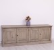 Bufet mare cu 4 usi, BAS, Colectia Directoire de la Rustic Butique PS72BAS - Culoare Ext._P037 / Culoare Int._P004 - DUBLU COLOR