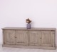 Bufet mare cu 4 usi, BAS, Colectia Directoire de la Rustic Butique PS72BAS - Culoare Ext._P037 / Culoare Int._P004 - DUBLU COLOR