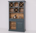 Mobilier de bar cu suport sticle-120 cm de la Rustic Butique PS697 - Culoare Ext._P087 / Culoare Int._P001 - DUBLU COLOR