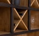 Mobilier de bar cu suport sticle-120 cm de la Rustic Butique PS697 - Culoare Ext._P085 / Culoare Int._P093 - PERIAT ADANC