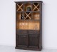 Mobilier de bar cu suport sticle-120 cm de la Rustic Butique PS697 - Culoare Ext._P085 / Culoare Int._P093 - PERIAT ADANC