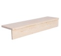Contratreapta din brad din lamele continue de la Rustic Butique TP101 - Culoare_P0 - NEFINISAT