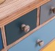 Comoda 13 sertare - Culoare Corp_P071 - Culoare Sertare_Multicolor - MULTICOLOR de la Rustic Butique OUTPS474 - Culoare Corp_P071 - Culoare Sertare_Multicolor - MULTICOLOR