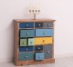 Comoda 13 sertare - Culoare Corp_P071 - Culoare Sertare_Multicolor - MULTICOLOR de la Rustic Butique OUTPS474 - Culoare Corp_P071 - Culoare Sertare_Multicolor - MULTICOLOR
