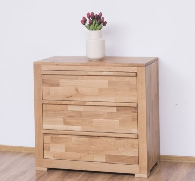 Comoda cu trei sertare Wild Oak, sertare pe sine metalice de la Rustic Butique OPS632 - Culoare_P061 - LACUIT