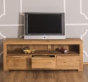 Comoda pentru televizor cu trei sertare Wild Oak, sertare pe sine metalice de la Rustic Butique OPS634 - Culoare_P089