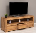 Comoda pentru televizor cu trei sertare Wild Oak, sertare pe sine metalice de la Rustic Butique OPS634 - Culoare_P061 - LACUIT