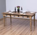 Masa dining 160x90cm de la Rustic Butique PS45 - Culoare_P001 - CERUIT