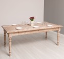 Masa de sufragerie cu picioare strunjite 180x90cm de la Rustic Butique PS623 - Culoare_P071 - PERIAT ADANC