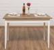 Masa cu blat stejar, dim. 120x70x78 de la Rustic Butique PS659 - Culoare Top_P066 - Culoare Corp_P039 - DUBLU COLOR