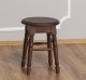 Scaun rotund cu picioare strunjite de la Rustic Butique PS680 - Culoare_P081 - VOPSIT