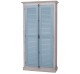 Dulap cu 2 usi, sistem inchidere tija, Colectia Shutter de la Rustic Butique PS616 - Culoare Corp_P037 - Culoare Usi_P008 - DUBLU COLOR