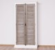 Dulap cu 2 usi, sistem inchidere tija, Colectia Shutter de la Rustic Butique PS616 - Culoare Corp_P004 - Culoare Usi_P037 - DUBLU COLOR