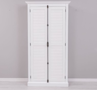 Dulap cu 2 usi, sistem inchidere tija, Colectia Shutter de la Rustic Butique PS616 - Culoare_P004 - VOPSIT