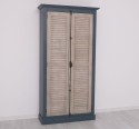 Dulap cu 2 usi, sistem inchidere tija, Colectia Shutter de la Rustic Butique PS616 - Culoare Corp_P051 / Culoare Usi_P037 - DUBLU COLOR