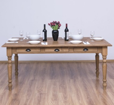 Masa dining 210x90cm de la Rustic Butique PS45 - Culoare_P001 - CERUIT