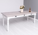 Masa dining 210x90cm de la Rustic Butique PS45 - Culoar Top_P067 - Culoare Corp_P004 - DUBLU COLOR