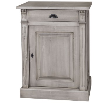 Bufet cu 1 usa, 1 sertar, BAS, Colectia Directoire de la Rustic Butique PS27BAS  - Culoarea_P037 - PERIAT USOR