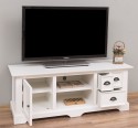 TV comode cu 1 usa si 3 sertare, cu dim. 146x50x54, din MDF de la Rustic Butique MPS038 - Coloarea_P039 - VOPSIT