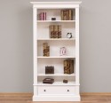 Biblioteca cu 1 sertar, cu dim. 100x32x195, din MDF de la Rustic Butique MPS40 - Culoarea_P039 - VOPSIT