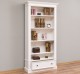 Biblioteca cu 1 sertar, cu dim. 100x32x195, din MDF de la Rustic Butique MPS40 - Culoarea_P039 - VOPSIT