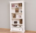 Biblioteca cu 1 sertar, cu dim. 100x32x195, din MDF de la Rustic Butique MPS40 - Culoarea_P039 - VOPSIT