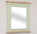 Oglinda baie de la Rustic Butique PS138S - Culoare Corp_P054 - Culoare Cornisa_P064 - DUBLU COLOR