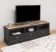 Comoda TV cu 3 sertare si 3 spatii deschise de la Rustic Butique PS106 - Culoare Top_P064 - Culoare Corp_P003 - DUBLU COLOR