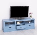 Comoda TV cu 3 sertare si 3 spatii deschise de la Rustic Butique PS106 - Culoare_P053 - VOPSIT