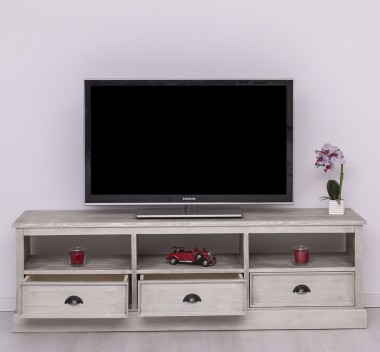 Comoda TV cu 3 sertare si 3 spatii deschise de la Rustic Butique PS106 - Culoare_P090 - PERIAT ADANC