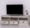 Comoda TV cu 3 sertare si 3 spatii deschise de la Rustic Butique PS106 - Culoare_P090 - PERIAT ADANC