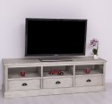 Comoda TV cu 3 sertare si 3 spatii deschise de la Rustic Butique PS106 - Culoare_P090 - PERIAT ADANC