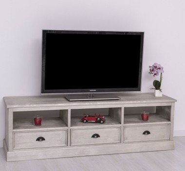 Comoda TV cu 3 sertare si 3 spatii deschise de la Rustic Butique PS106 - Culoare_P090 - PERIAT ADANC